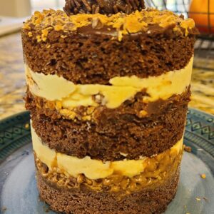 Triple Chocolate Truffle Naked Cake
