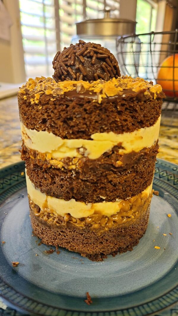 Triple Chocolate Truffle Naked Cake